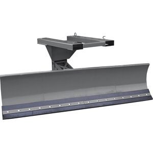 Schneeschild für Gabelstapler, mit Gummischürfleiste, Schildbreite 2400 mm, anthrazitgrau, 200 x 80 mm Eichinger