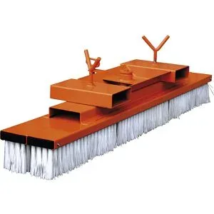 Kehrbesen für Gabelstapler, Breite 1000 mm, orange Eichinger