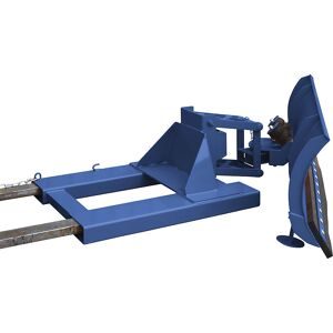 Schneeschild für Gabelstapler, mit Stahlschürfleiste, Schildbreite 1500 mm, enzianblau, 210 x 70 mm Eichinger