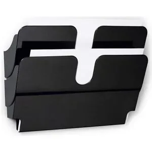 DURABLE, DURABLE Prospektspender Flexiplus, 2 Spender, A4, quer, schwarz