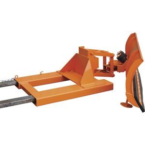 Eichinger®, Eichinger® Schneepflug mit Niveauausgleich, Einfahrtasche unten Schildbreite 2400 mm reinorange, stahl