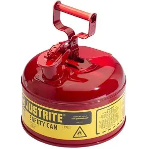 Sicherheitsbehälter aus Stahl, Volumen 4 l, rot Justrite