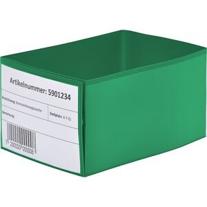 kaiserkraft, kaiserkraft Palettenfußbanderolen, mit aufgesetzten Taschen, grün, VE 50 Stk