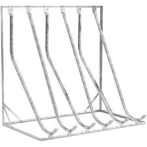 wsm®, Schräghochparker WSM, 1-seitig, für Reifen bis B 60 mm, B 2100 x T 1467 x H 2010 mm, Stahl verzinkt, 6 Einhängeplätze