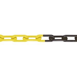 MORAVIA, Nylon-Gütekette, MNK-Güte 8, Bundlänge 25 m, schwarz-gelb, ab 4 Stück Moravia