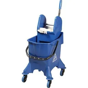 EVO-PRODUCTS, Einfach-Fahreimer Poly I, 1x 30 Liter, Mopp-Presse