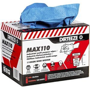 undefined, Industrie-Vliestücher MAX110, 100 g/m², ultrasaugfähig, zug- u. abriebfest, L 300 x B 420 mm, 160 St.
