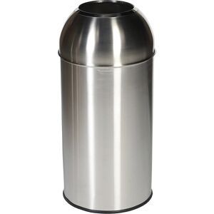 Probbax, Abfallsammler Orgavente Edelstahl, Volumen 40 l, rund, ø 380 x H 740 mm, für den Innenbereich, Edelstahl