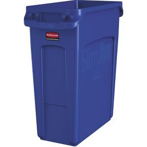 RUBBERMAID, Abfallbehälter Slim Jim®, Kunststoff, Fassungsvermögen 60 Liter, blau