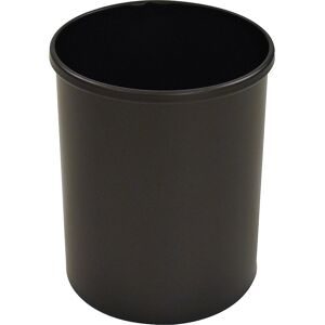 Vepa Bins, Vepa Bins Metall Abfalleimer 25,5 x 25,5 x 36 cm Schwarz
