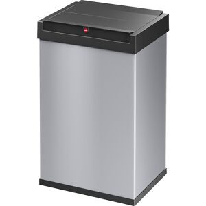 Hailo, Hailo Schwingdeckel-Abfallbox Big-Box Swing Volumen 35 l, BxHxT 340 x 500 x 260 mm Behälter silber