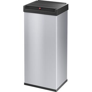 Hailo, Hailo Schwingdeckel-Abfallbox Big-Box Swing Volumen 52 l, BxHxT 340 x 770 x 260 mm Behälter silber