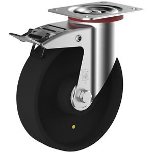 ESD-Polypropylen-Rad, Rad-Ø x Breite 200 x 50 mm, Lenkrolle Wicke