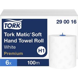 Tork, Tork Falthandtücher Gerollt Weiss 2-lagig 290016 6 Stück à 408 Blatt