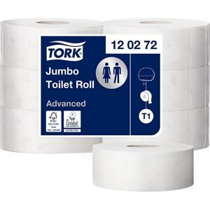 Tork, Tork Advanced Toilettenpapier Jumbo T1 2-lagig 120272 6 Rollen à 1800 Blatt
