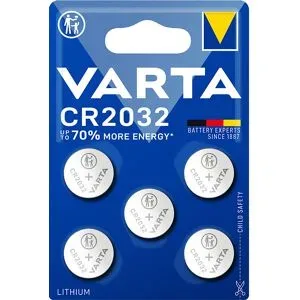 VARTA, VARTA Knopfzelle CR2032, 5 St&uuml;ck 6032101415