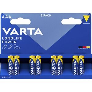 VARTA, VARTA Batterie Longlife Power 4903121418 AAA/LR03, 8 St&uuml;ck
