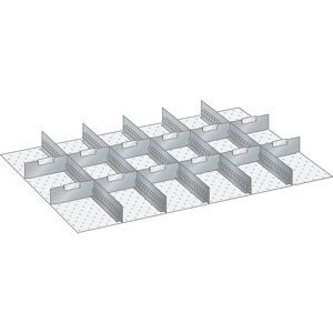 Trennwand, für Schrankmaße 1023 x 725 mm, für Schubladenhöhe 100 mm LISTA