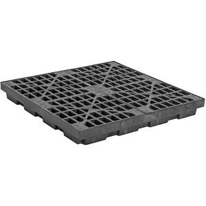 PE-Auffangwanne aus PE-Regenerat, Flachwanne, für 4 x 200 l Fässer, Auffangvolumen 185 l Justrite