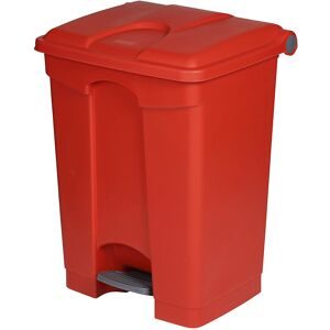 undefined, Tretabfallsammler aus Polyethylen 70 l, rot