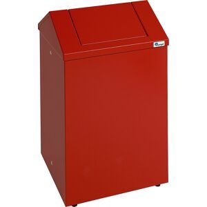 stumpf®, stumpf® Putzwollkasten, Gehäuse feuerrot, RAL 3000 / Klappe, H570xB330xT310mm, feuerrot, RAL 3000 Stahlblech