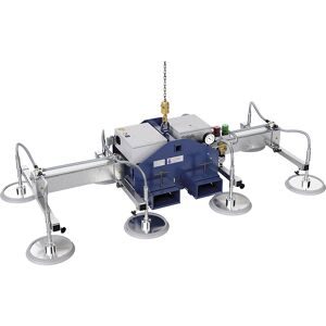AERO-LIFT®, AERO-LIFT® Vakuumheber AERO-SELECT, mit 8 Saugplatte, Tragkraft 1.000 kg, Traversenlänge 2.000 mm