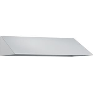 kaiserkraft Schrägdachaufsatz, HxT 230 x 500 mm, Stahl, B 3 x 300 mm, lichtgrau