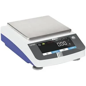 Präzisionswaage PDT, Wägebereich bis 2,2 kg, Ablesbarkeit 1 g, Wägeplatte 185 x 185 mm KERN