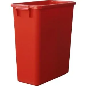 GRAF, Abfallbehälter ohne Deckel, 60 Liter, rot