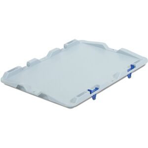 kaiserkraft Scharnierdeckel, zum Anclipsen, für LxB 400 x 300 mm, VE 5 Stk