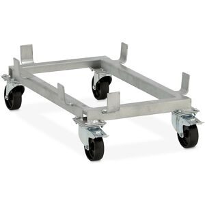 Fahrgestell für Rechteckbehälter CEMO aus GFK, 100 Liter, Höhe 290 mm