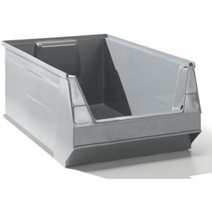 kaiserkraft, kaiserkraft Sichtlagerkasten aus PE-Regenerat, LxBxH 500 x 305 x 200 mm, grau, VE 20 Stk