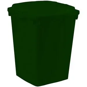 GRAF, Abfallbehälter ohne Deckel, 90 Liter, grün