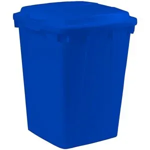 GRAF, Abfallbehälter ohne Deckel, 90 Liter, blau