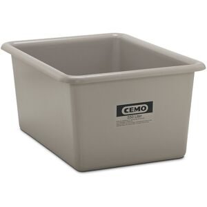 Jungheinrich PROFISHOP, CEMO Rechteckbehälter aus GFK, 550 Liter, Höhe 630 mm, grau