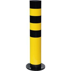 Poller, zum Aufdübeln, Höhe 965 mm, gelb beschichtet Black Bull