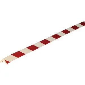 SHG, Eckschutzprofil Typ E, 1-m-Stück, weiss/rot