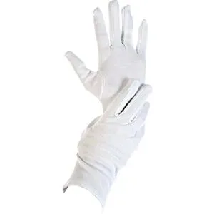 HYGOSTAR, Hygostar Baumwoll-Handschuh Blanc; Kleidergrösse L, 25 cm (L); weiss; 12 Paar / Pack
