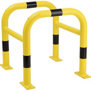 Rammschutz für Pfosten, verzinkt und beschichtet, HxBxT 600 x 520 x 520 mm Moravia