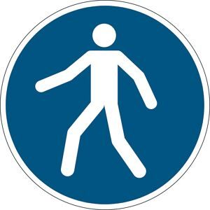 DURABLE, DURABLE Symbol -Fussg&auml;ngerweg 173106