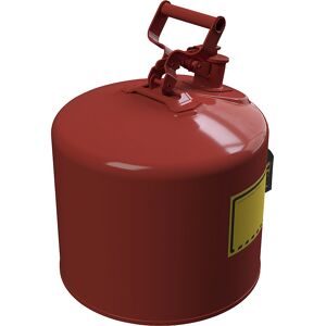 Justrite®, Justrite® Sicherheitsdosierbehälter, Messing-Zapfhahn 3/4", rot, 19 Liter
