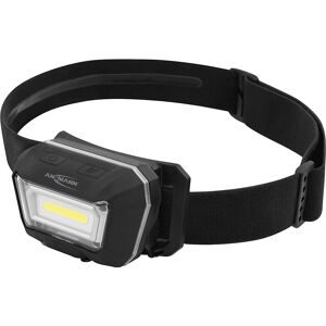 ANSMANN, LED-Stirnlampe Ansmann HD280RS, 280 Lumen, 21 m Reichweite, 110 g, IP65, Gestensteuerung, flexibles Stirnband, L 78,4 × B 47,4 × H 45,9 mm, schwarz