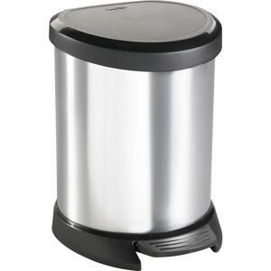 Curver, Curver Treteimer Deco BIN Grau | 27.7 × 24.5 × 21 cm | 5 l