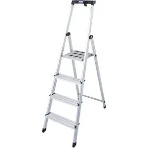 KRAUSE, Stufenstehleiter Safety, 4 Stufen
