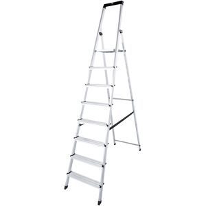 KRAUSE, Stufen-r KRAUSE®, 1-seitig, mit Hightech-Gelenkverbindungen, Aufstelltiefe 1.400 mm