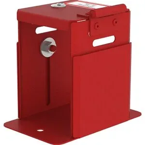 MUNK, Munk Leiterhalter pulverbeschichtet RAL 3000 mit CL1-Schloss