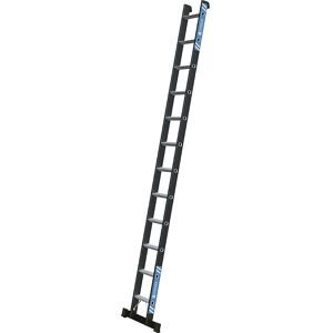 ZARGES, ZARGES Eloxierte Anlegeleiter, Standhöhe 2,35 m