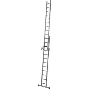KRAUSE, Krause zweitlg. Schiebeleiter, 2 x 12 Sprossen, TRBS 2121 2-konform, Trigon-Traverse