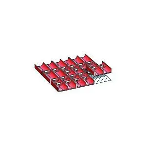 Lista, Lista Einteilungsmaterial EM-Satz 27x27 Mulden | 7.5 cm