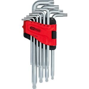 Winkelstiftschlüssel-Satz lang, Torx mit Kugelkopf, 10 Teile KS Tools